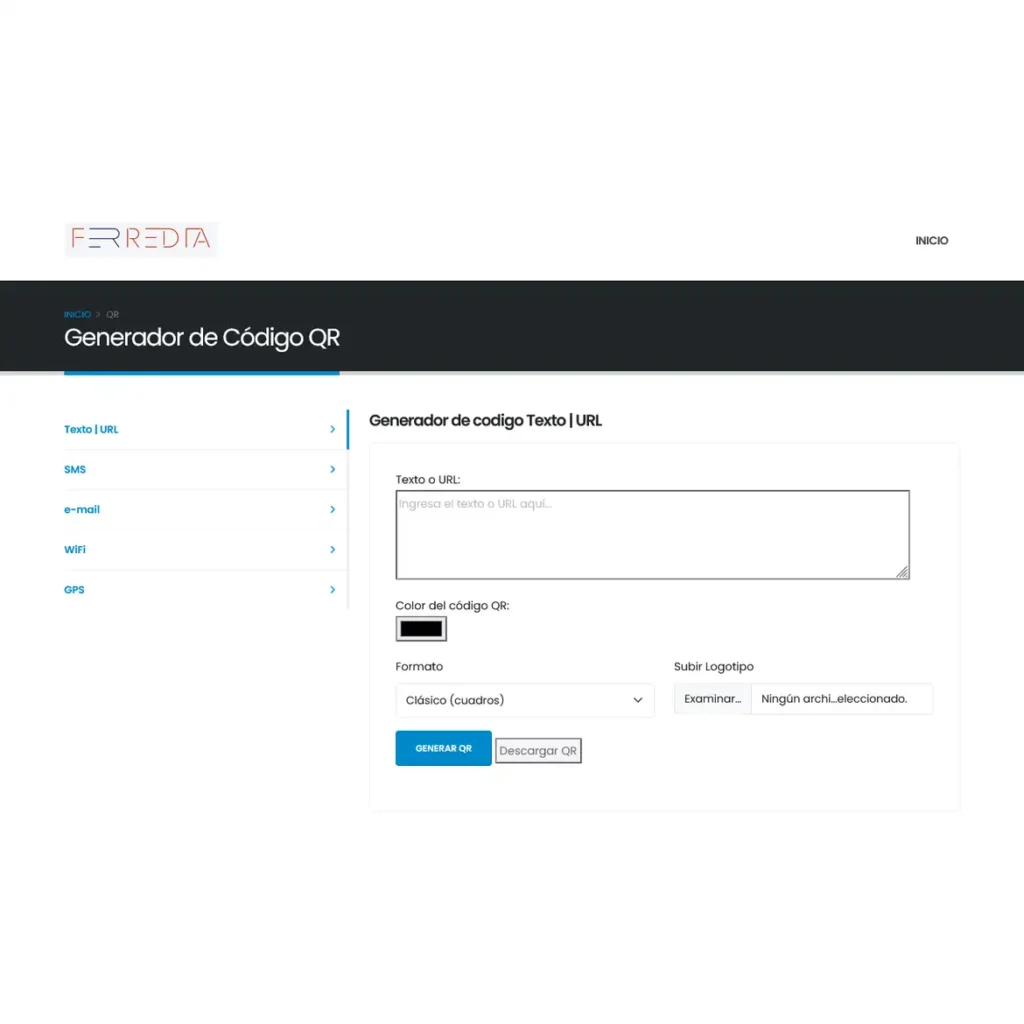 Generador de codigo QR